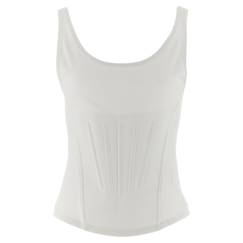 'Corseted' tank top