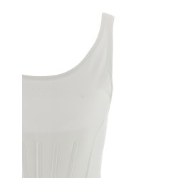 'Corseted' tank top