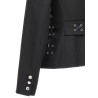 Single breast lace-up blazer jacket