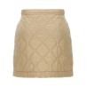 Quilted nylon skirt