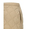 Quilted nylon skirt