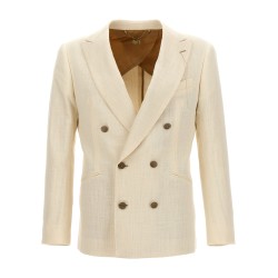 double-breasted blazer