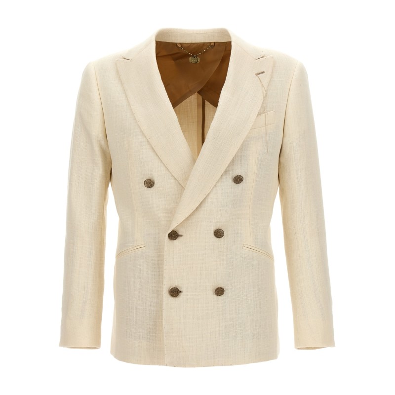 double-breasted blazer