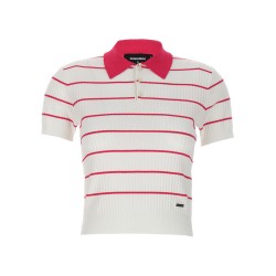 'Striped' polo shirt