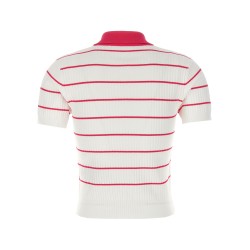 'Striped' polo shirt