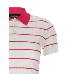 'Striped' polo shirt