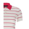 'Striped' polo shirt