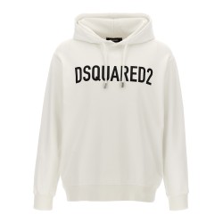 Logo print hoodie