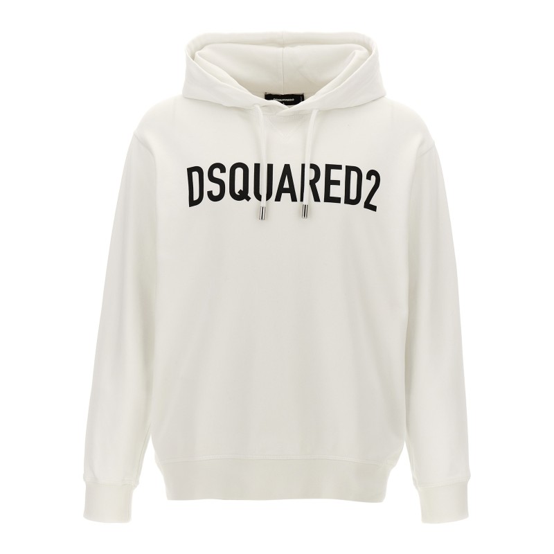 Logo print hoodie