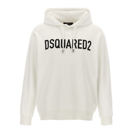 Logo print hoodie