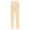 Pants with front pleats
