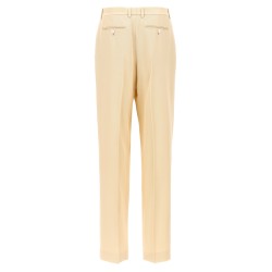 Pants with front pleats