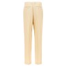 Pants with front pleats