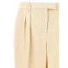 Pants with front pleats
