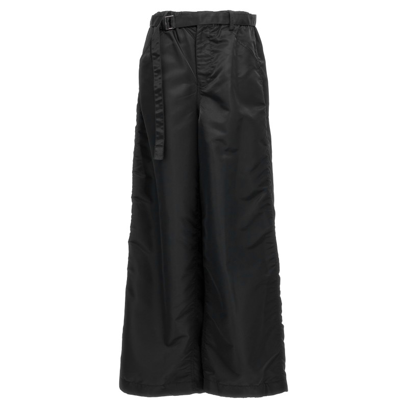Nylon twill pants
