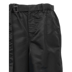 Nylon twill pants