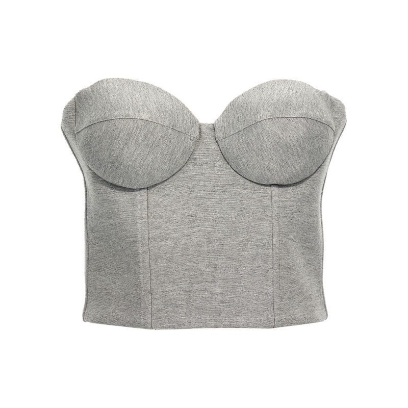 Top cropped bustier