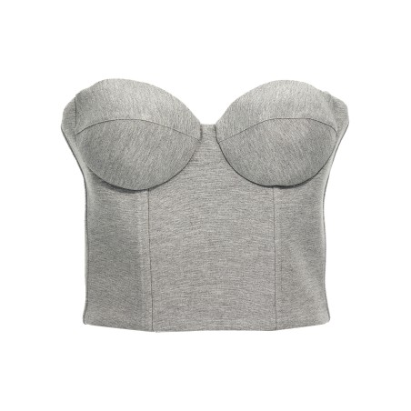 Top cropped bustier