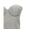 Top cropped bustier