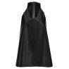 Two-tone trapeze dress