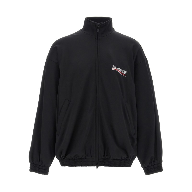 Logo embroidery sweatshirt