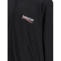 Logo embroidery sweatshirt
