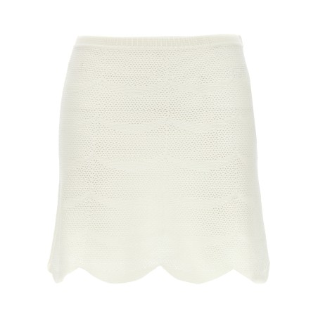 Crochet mini skirt