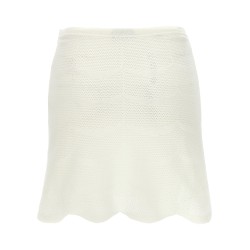 Crochet mini skirt