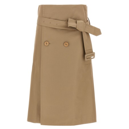'Deconstructed Trenchcoat' skirt