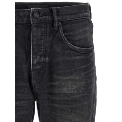 'P005 Double Dip Coated' jeans