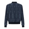 Jacquard bomber jacket