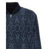 Jacquard bomber jacket