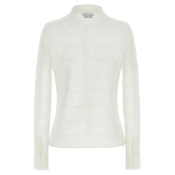 Openwork cardigan
