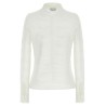 Openwork cardigan