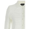 Openwork cardigan