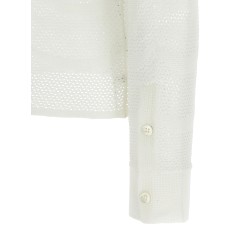 Openwork cardigan