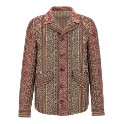 Balmacaan neck overshirt