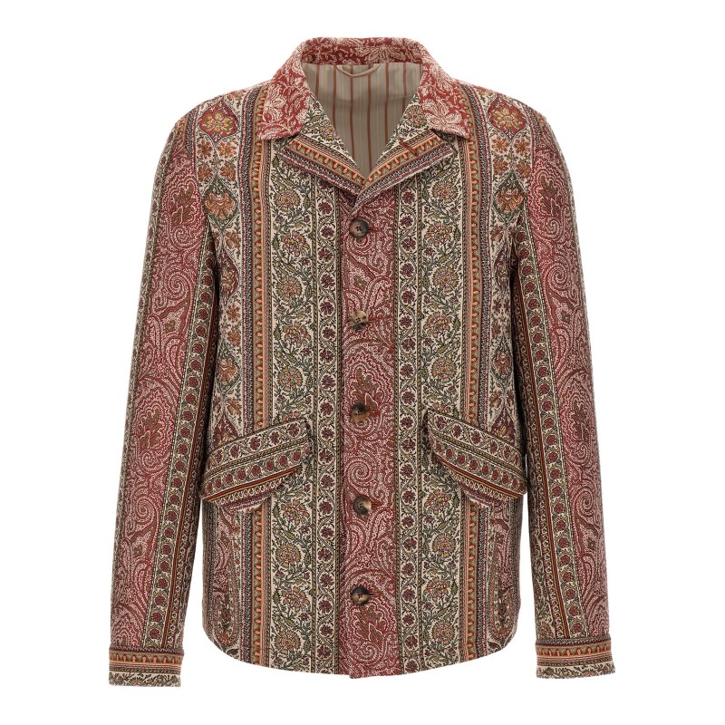 Balmacaan neck overshirt