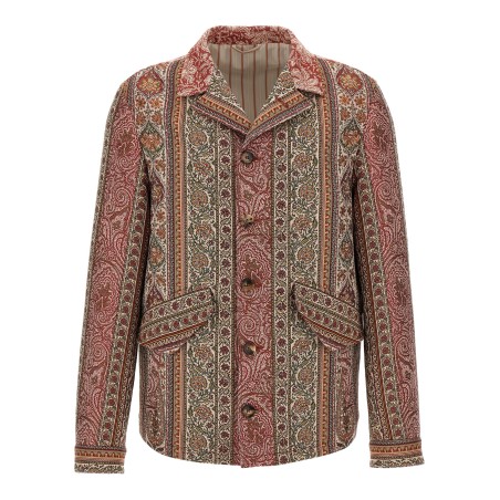 Balmacaan neck overshirt