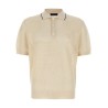 Openwork polo shirt
