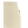 'Cream Sequin Knit Mini' skirt
