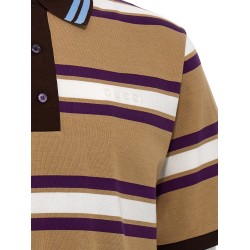 Embossed logo polo shirt