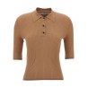 Knitted polo shirt