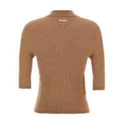 Knitted polo shirt