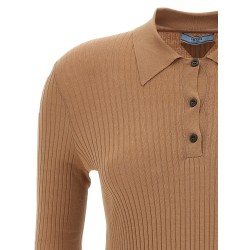 Knitted polo shirt