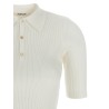 Ribbed polo shirt