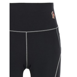 Logo patch leggings