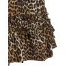 'Leopard Cotton Poplin Mini' dress