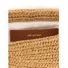 'Raffia bow charm' shoulder bag