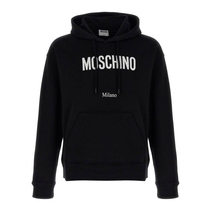 Logo print hoodie